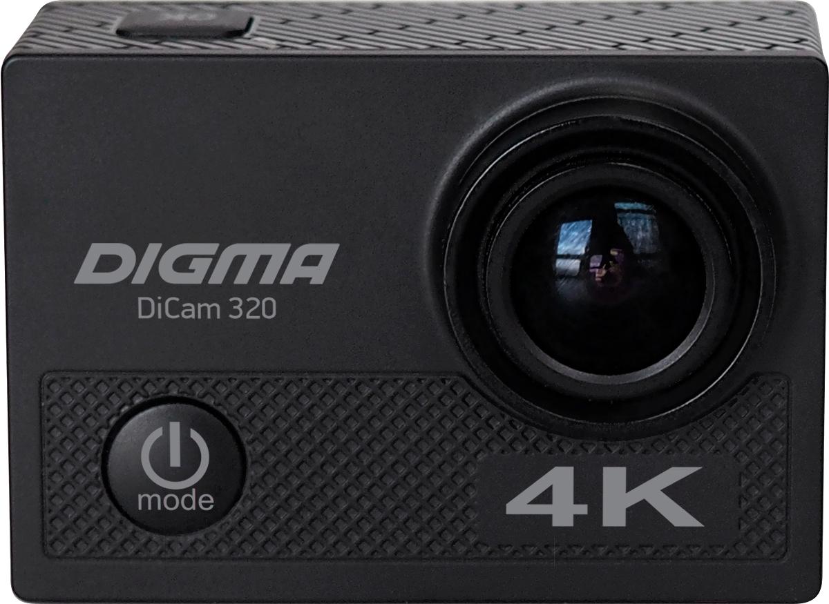 Экшн-камера Digma DiCam 320 черный (DC320)