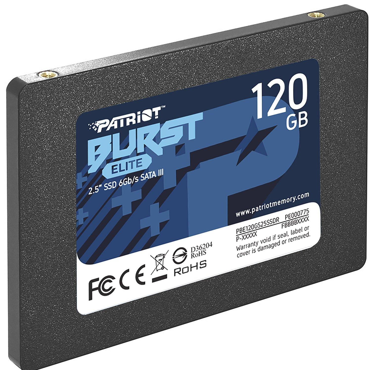 SSD диск Patriot 120GB PBE120GS25SSDR