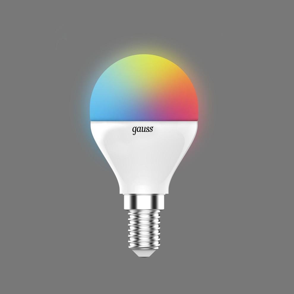 Светодиодная лампа Gauss 6Вт E14 220B RGB (105101406)