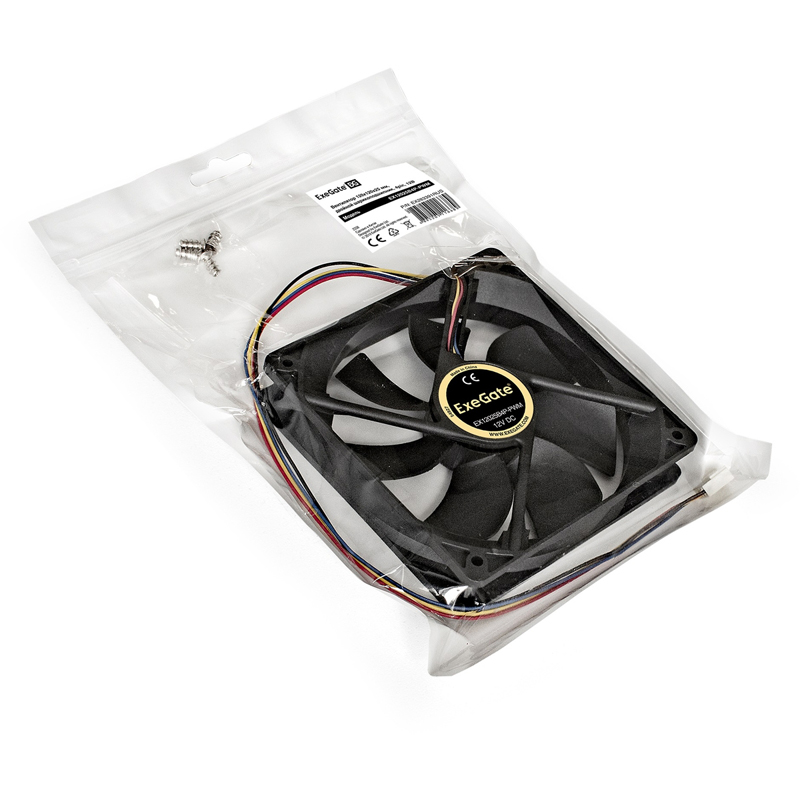 Вентилятор для корпуса Exegate 12В DC EX12025B4P-PWM (EX283391RUS)