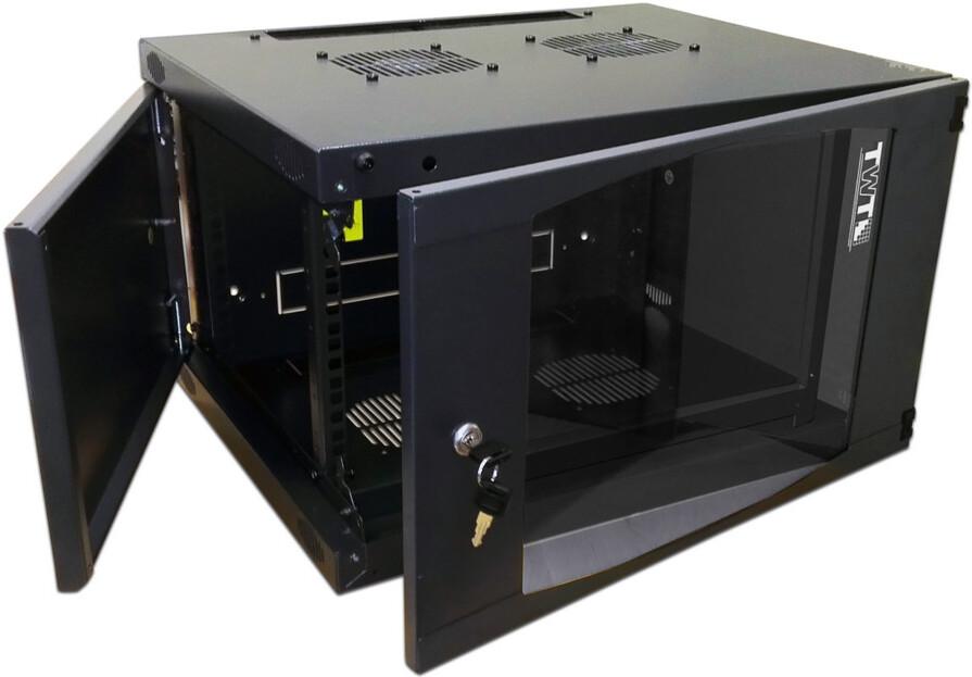 Шкаф серверный TWT Next TWT-CBWNG-9U-6X4-BK 9U черный