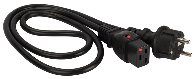 Шнур питания Lanmaster LAN-PP19L/SH-3.0-BK черный