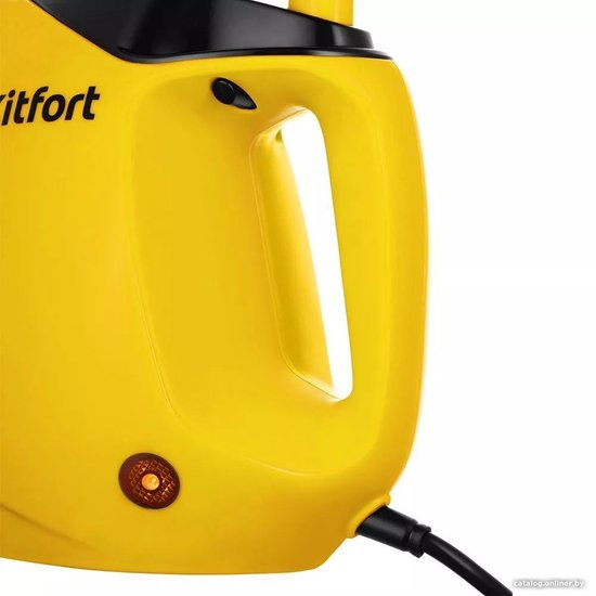 Пароочиститель Kitfort KT-9140-1 черный/желтый