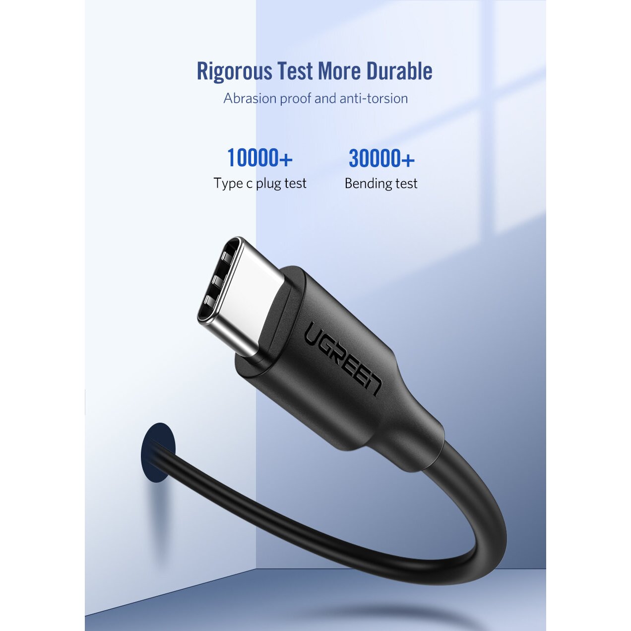 Кабель Ugreen US286 3м черный (60788)