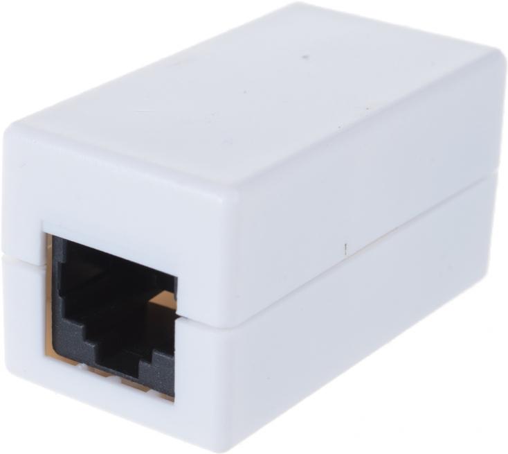 Соединитель 2-х портов RJ-45, неэкранированный, категории 5е арт. TWT-CP45UTP5E