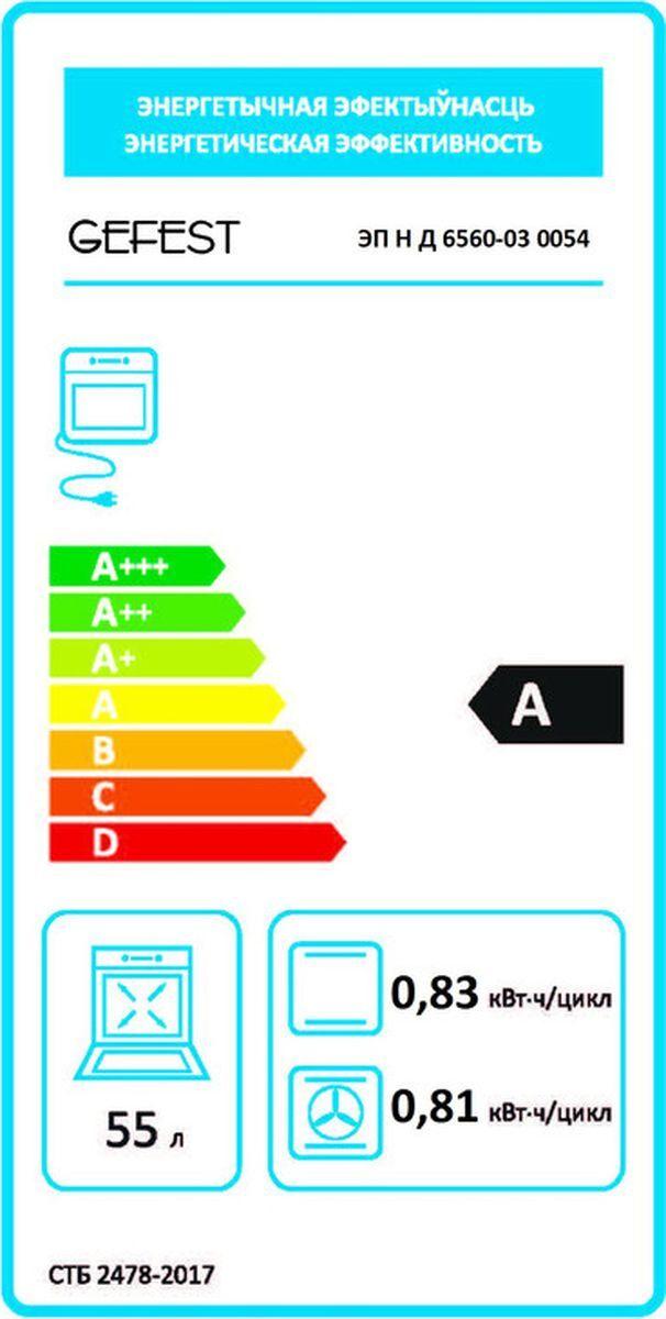 Кухонная плита Gefest 6560-03 0054
