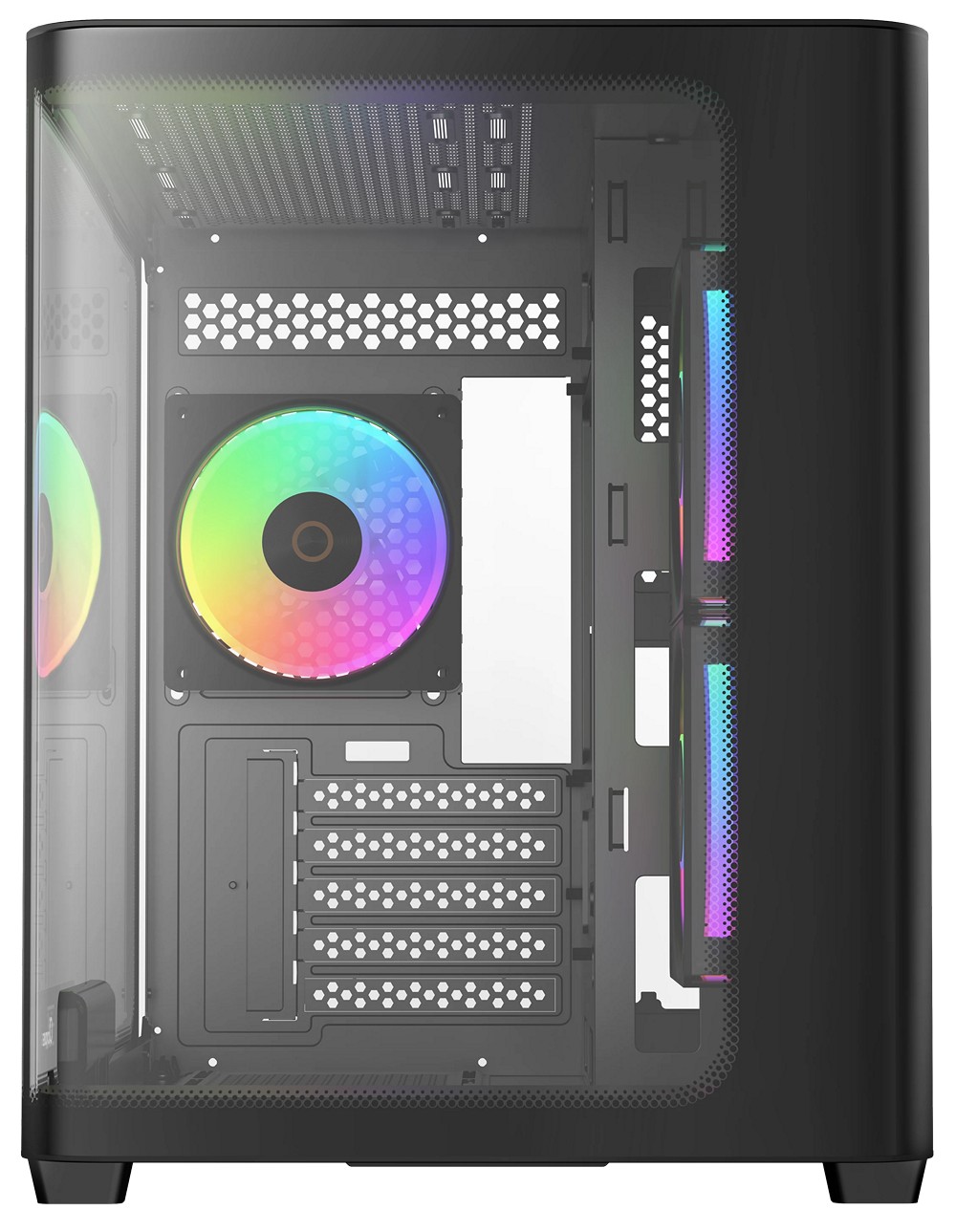 Корпус Ocypus Iota C50 BK Curve ARGB Digital mATX без БП (Iota-C50-BKD300CD-GL)