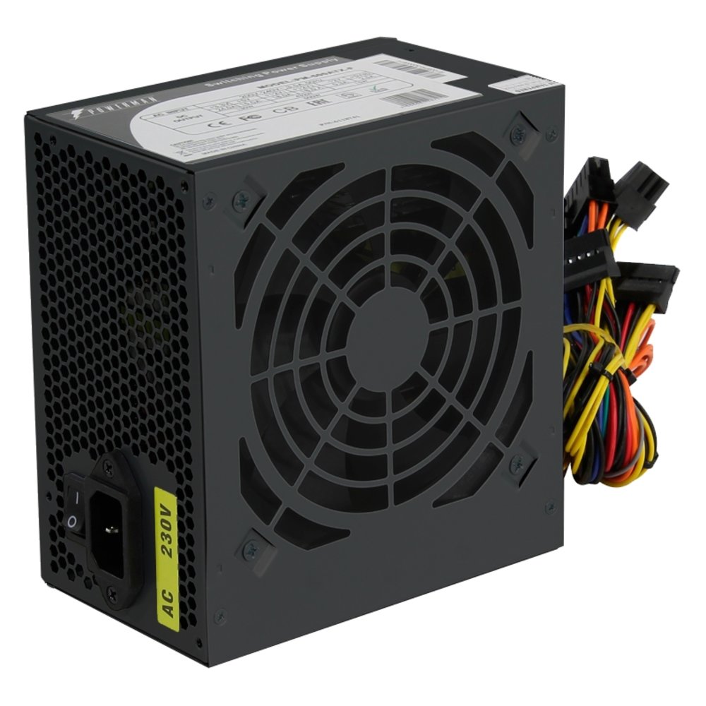 Блок питания PowerMan PM-600ATX-F-BL ATX 600W Black (6128219)