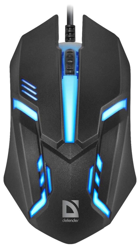 Мышь Defender Cyber MB-560L черный (52560)