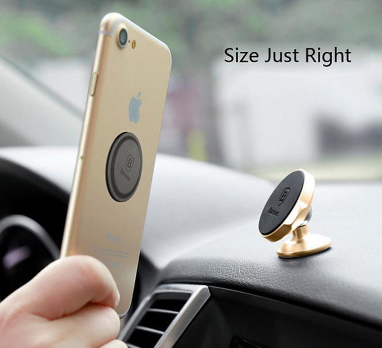 Держатель для смартфона Baseus Magnet Iron Suit Silver (ACDR-A0S)