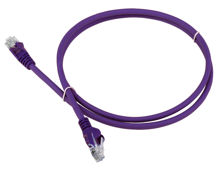 Патч-корд Lanmaster LAN-PC45/U5E-2.0-VI фиолетовый