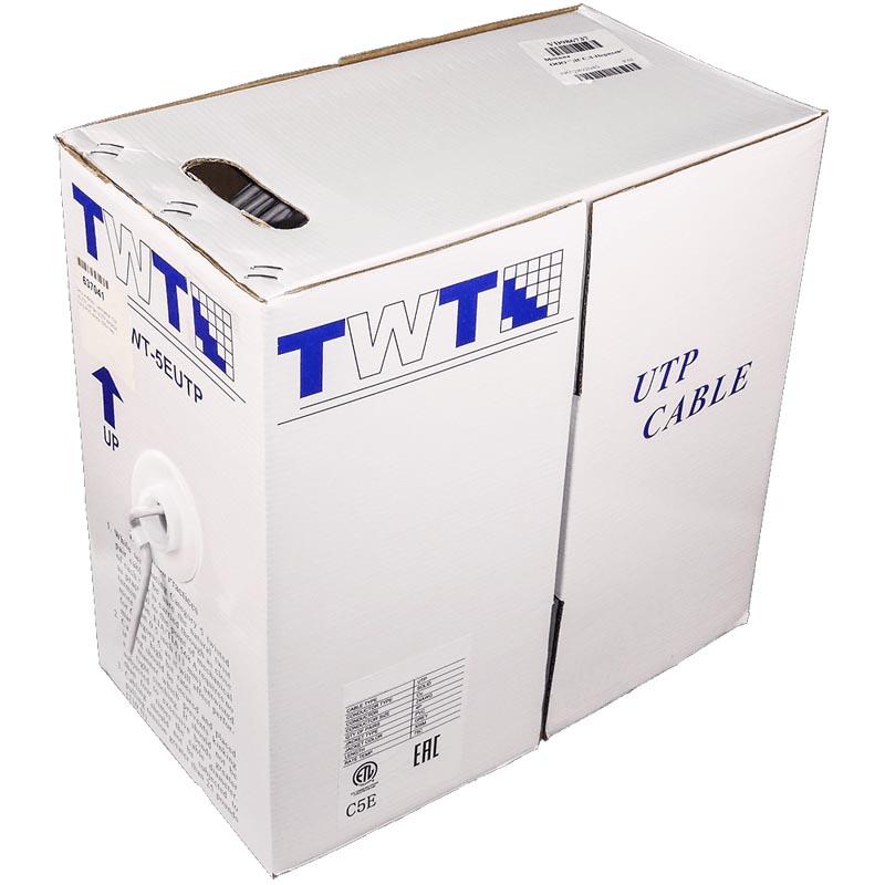 Кабель витая пара TWT 305м белый (TWT-6UTP-LSZH)