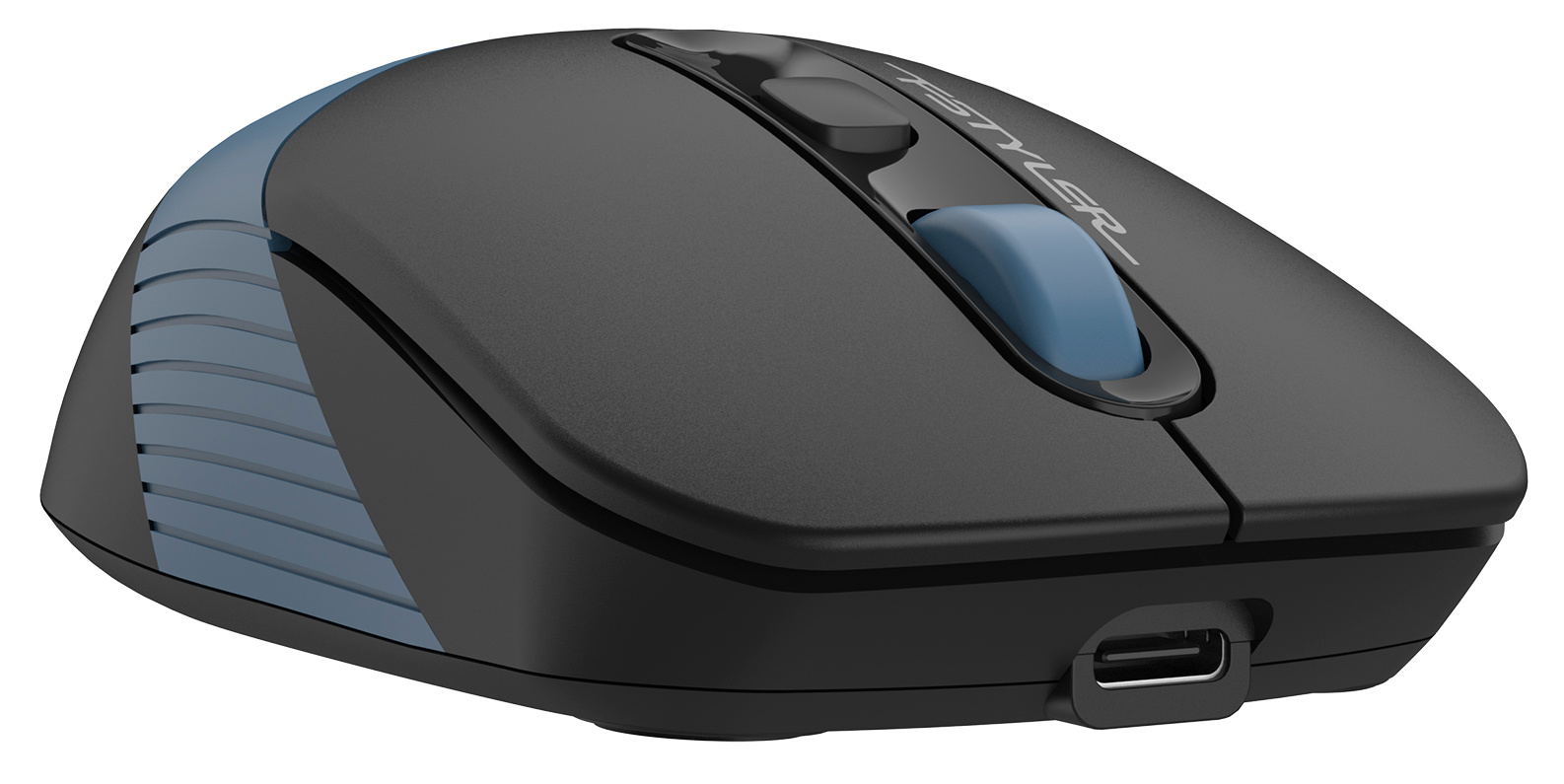 Мышь A4Tech Fstyler FB10C черный/синий