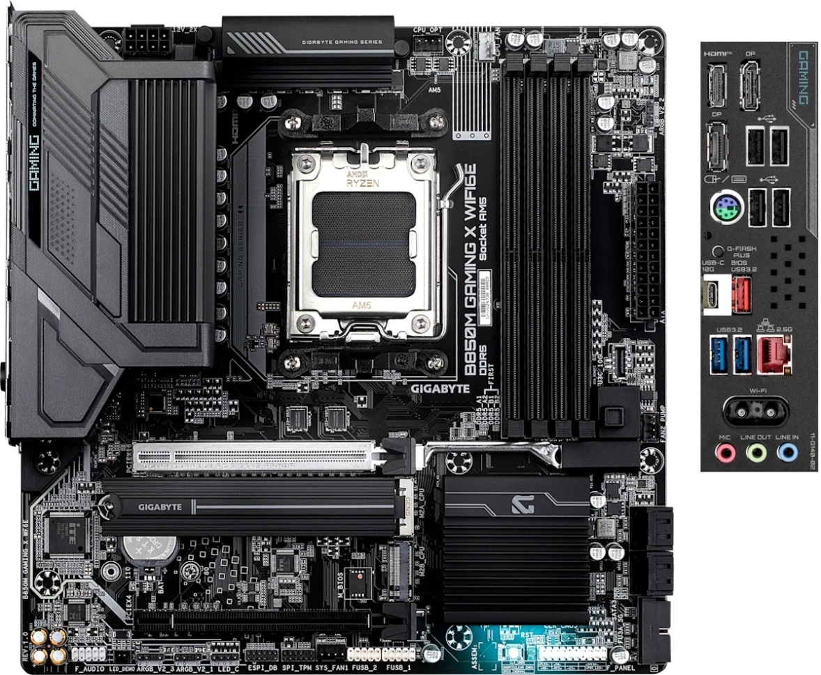 Материнская плата GigaByte B850M Gaming X WIFI6E rev. 1.0