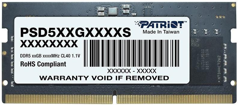 Оперативная память Patriot DDR5 16Gb 5600MHz (PSD516G560081S)