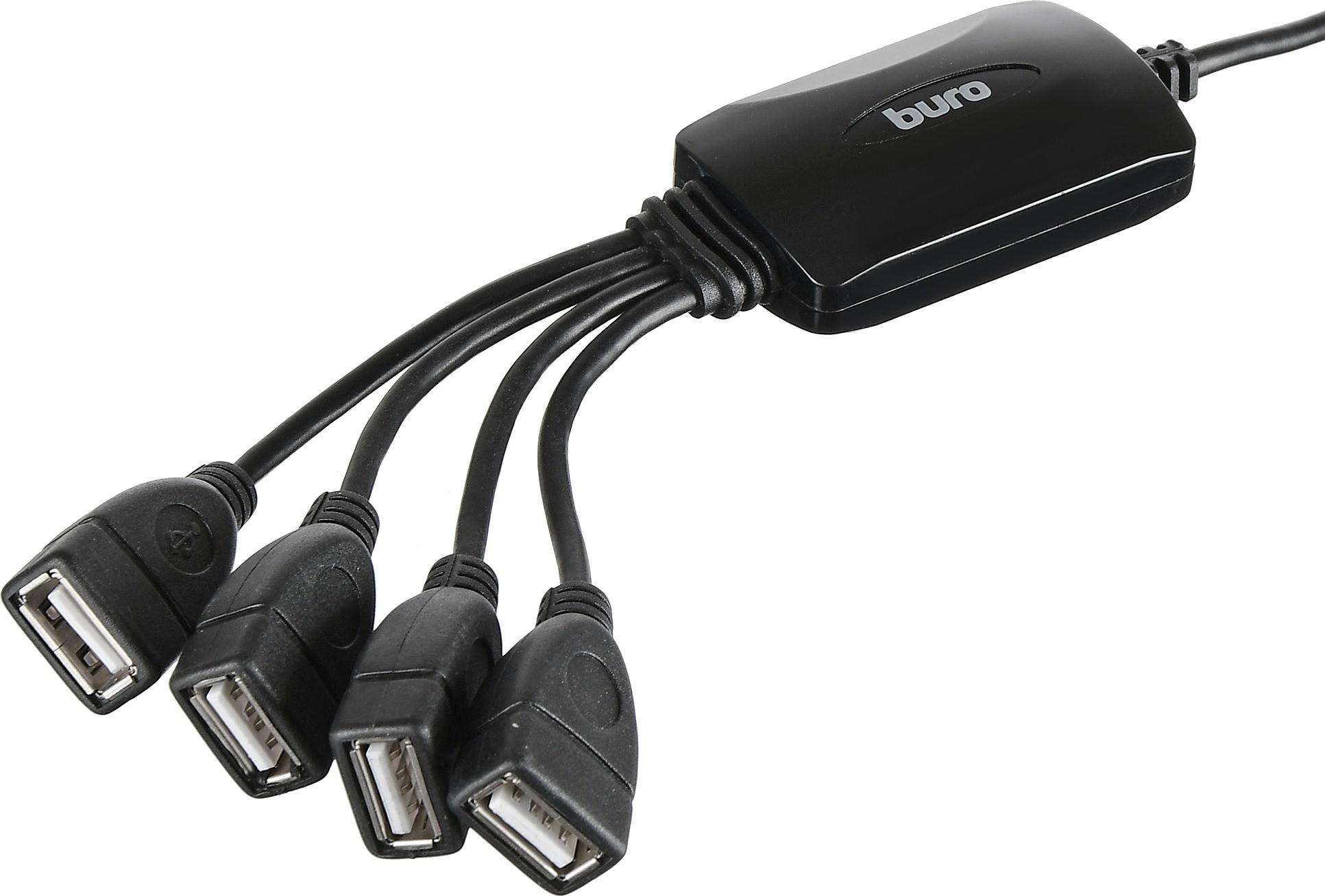 USB-хаб Buro BU-HUB4-0.3-U2.0-Splitter