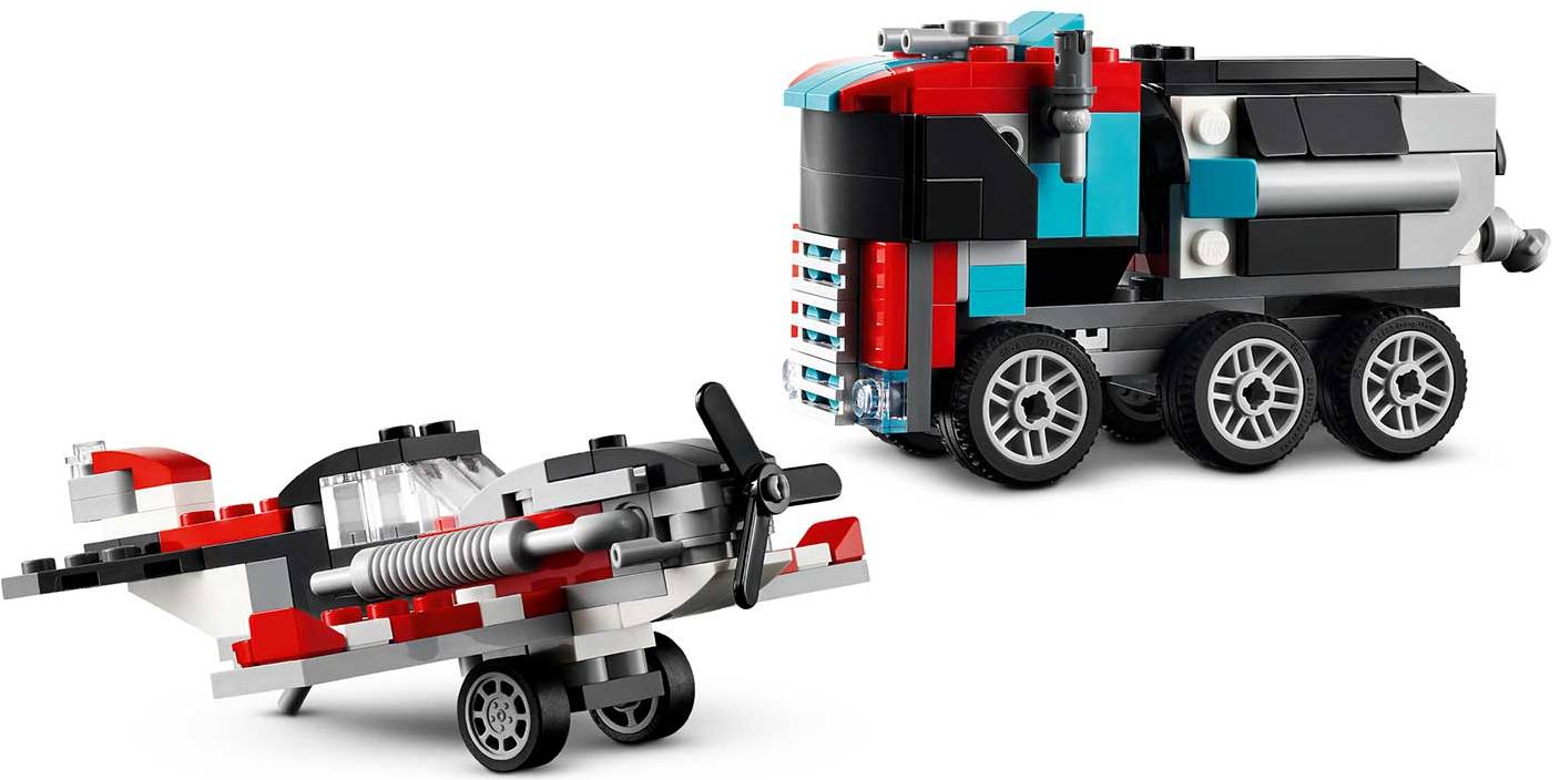 Конструктор Lego Creator Грузовик-платформа с вертолетом (31146)