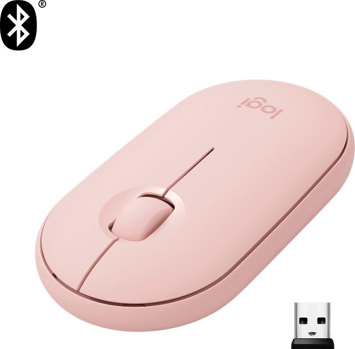 Мышь Logitech Pebble M350 Pink (910-005575)