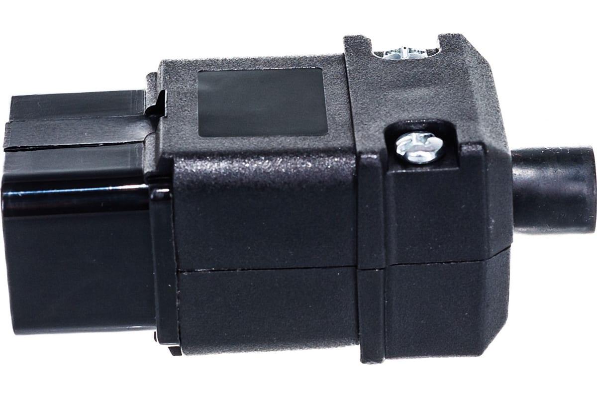 Вилка электрическая Lanmaster LAN-IEC-320-C20 черный