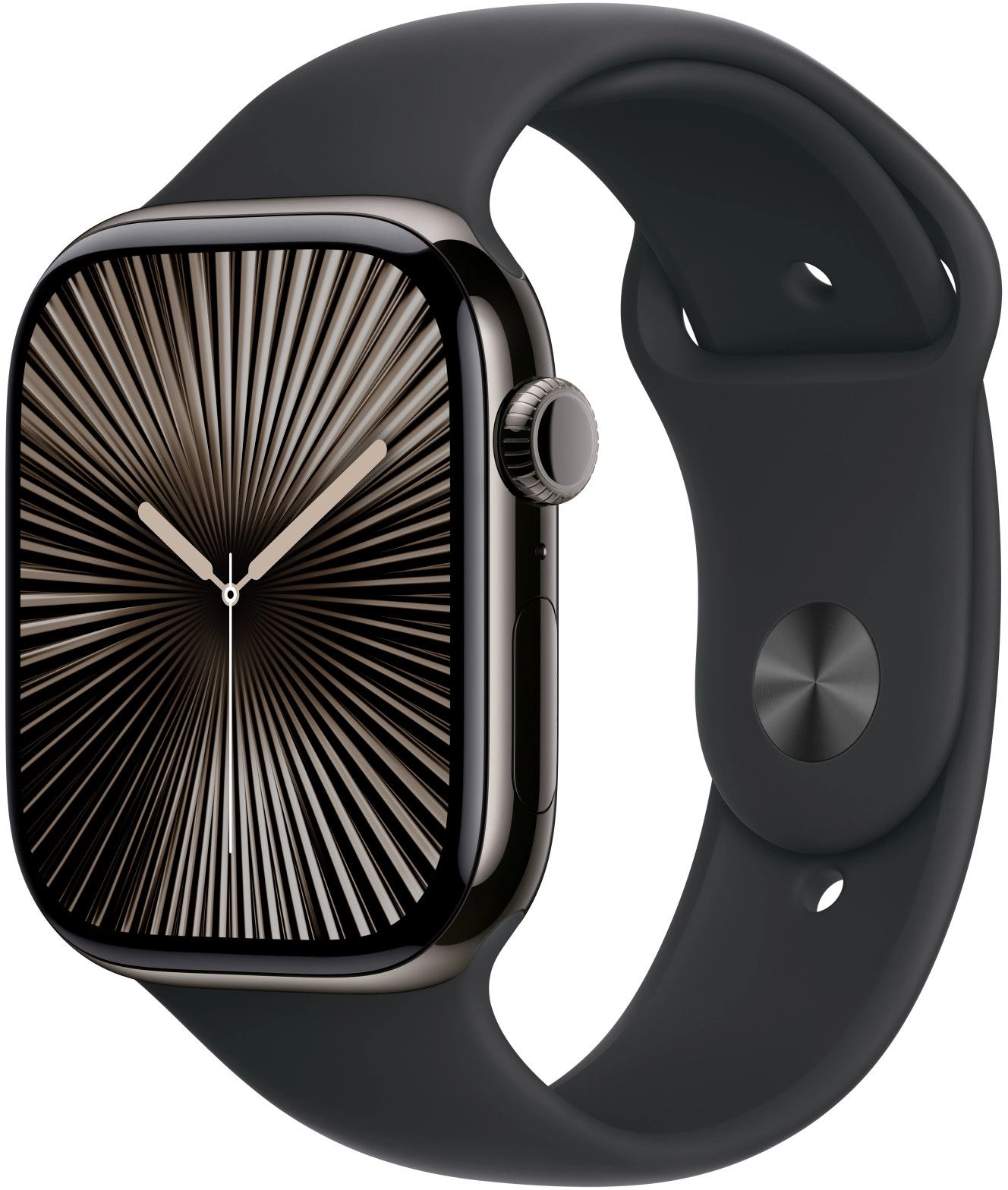 Умные часы Apple Watch Series 10 A2999 46мм OLED черный/черный Sport Band (MWWP3LW/A)