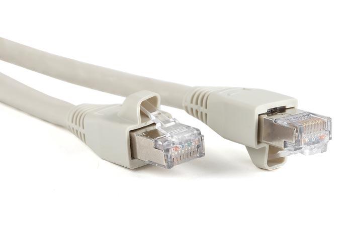 Кабельная сборка Hyperline PC-LPM-STP-RJ45-RJ45-C6a-2M-LSZH-GY серый