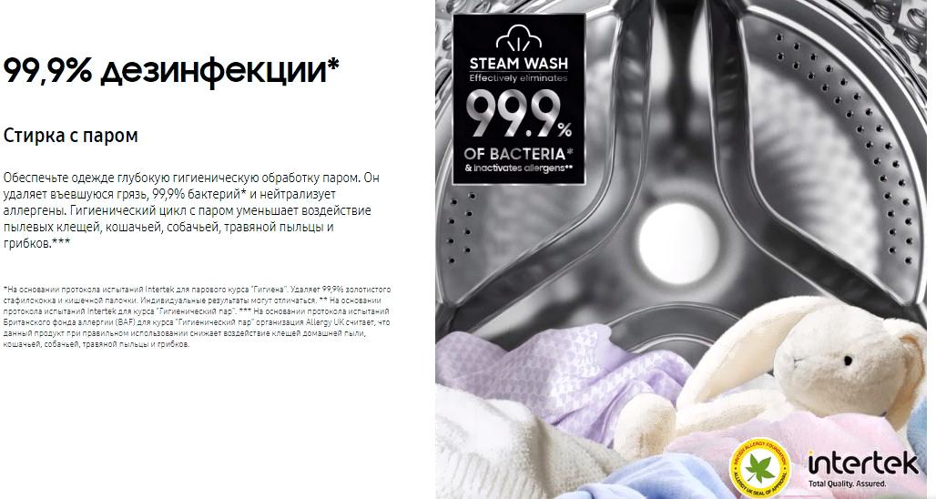 Стиральная машина Samsung WW80AG6S28AELP