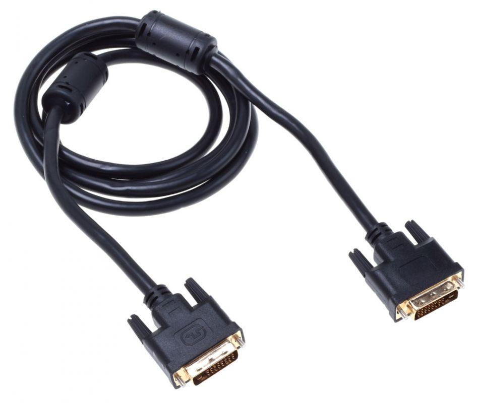 Кабель Buro DVI-D(m)/DVI-D(m) 1.8 м ферритовые кольца BHP RET DVI18 черный