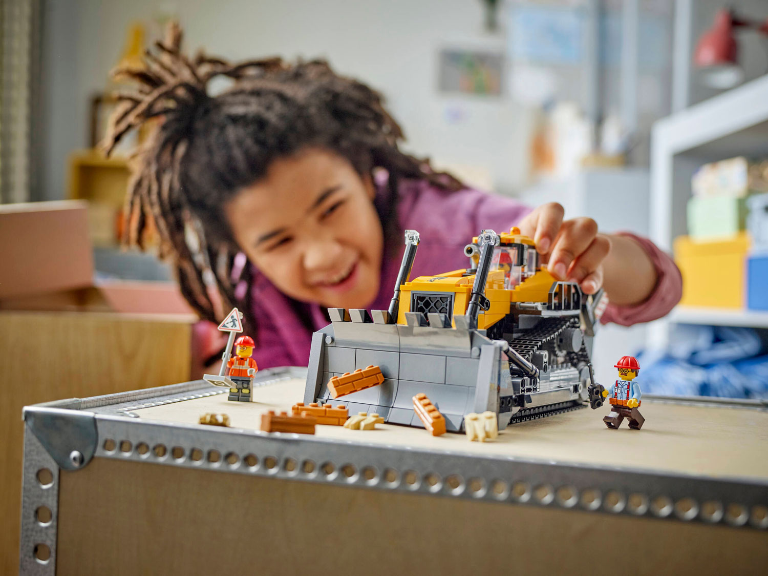 Конструктор Lego City Желтый бульдозер (60466)
