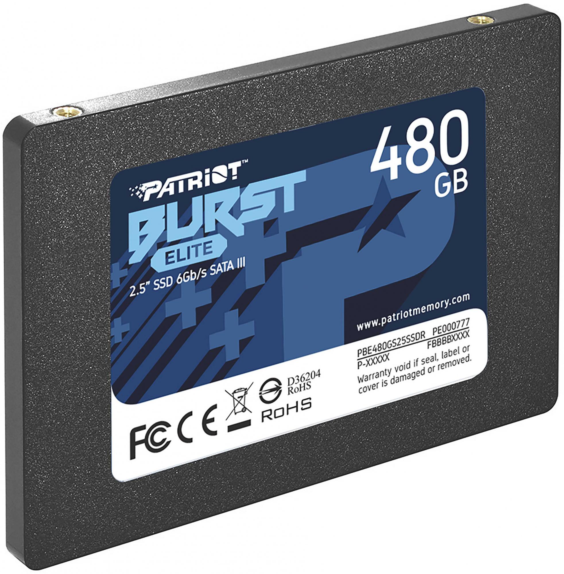 SSD диск Patriot 480GB PBE480GS25SSDR
