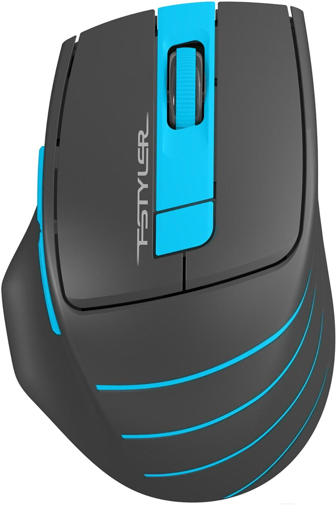 Мышь A4Tech Fstyler FG30S серый/синий