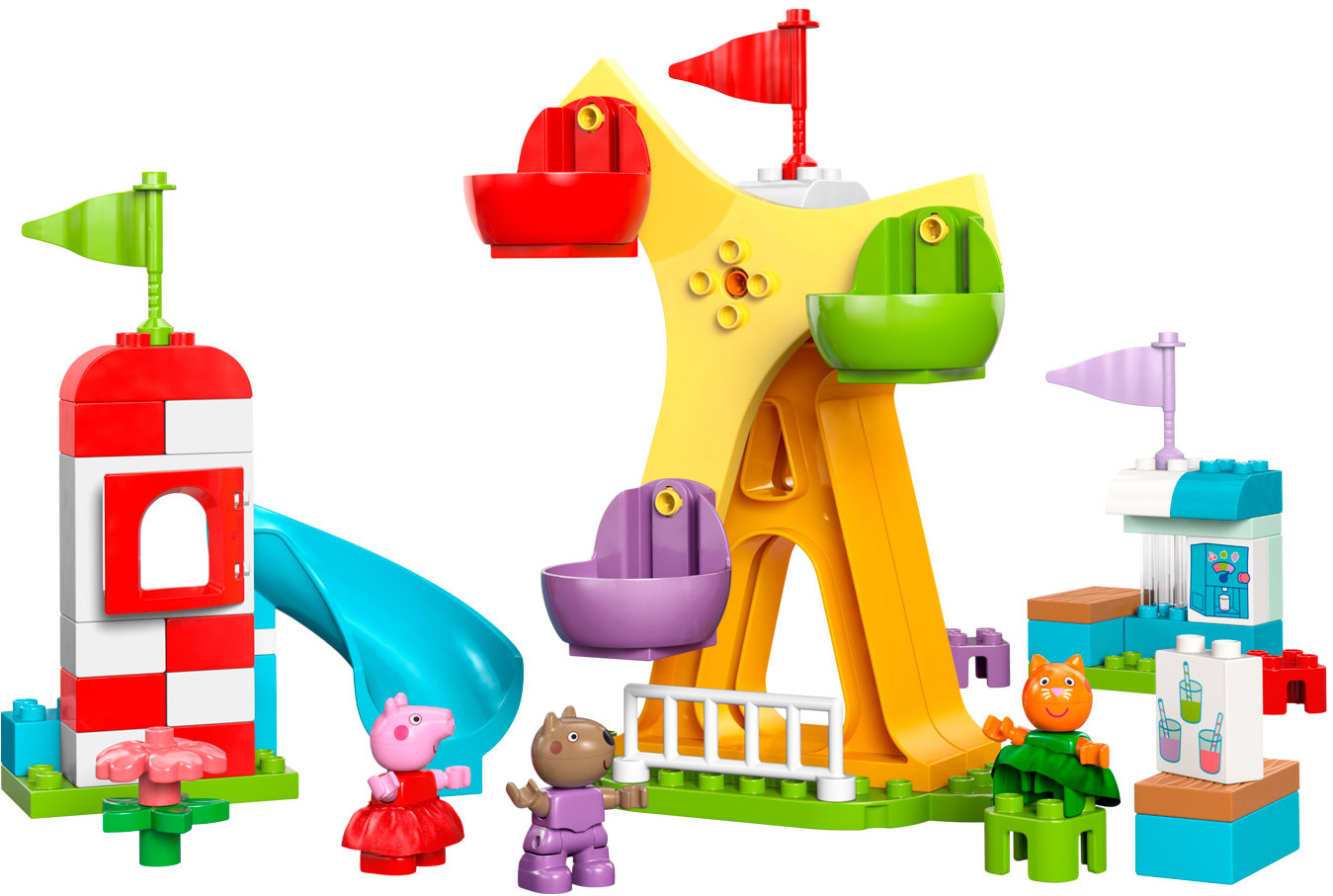 Конструктор Lego Duplo Ярмарка развлечений Свинки Пеппы (10453)