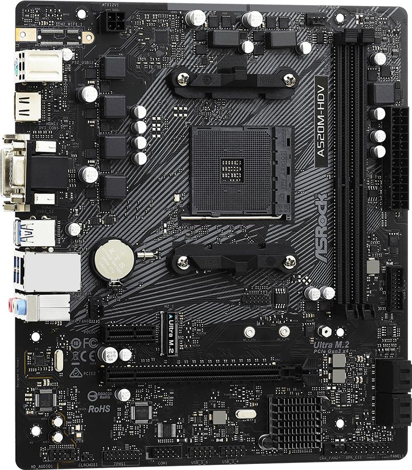 Материнская плата ASRock A520M-HDV DDR4