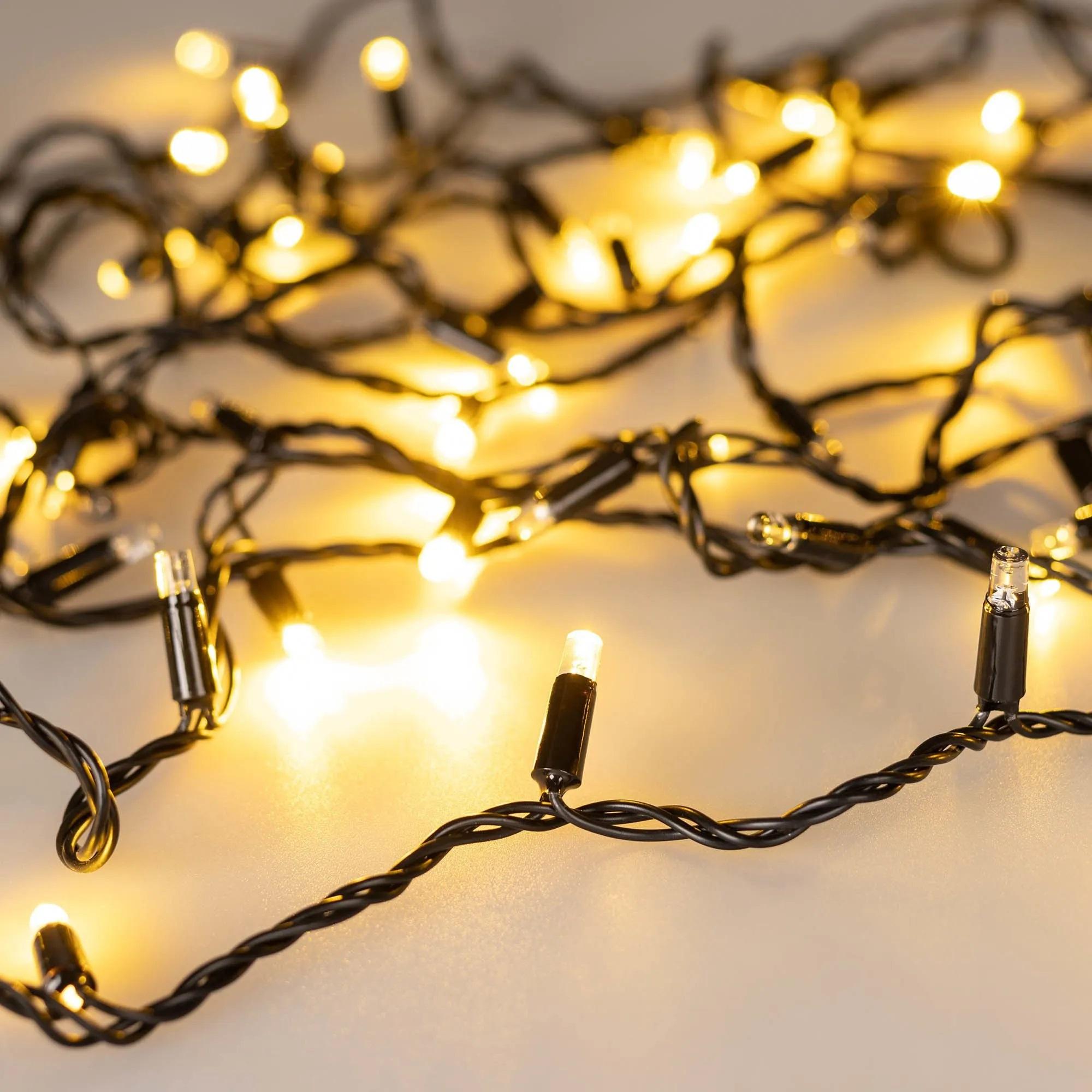 Светодиодная гирлянда ULED Стринг-лайт ULED-SL-100-24V-(W-F-WW/WW)