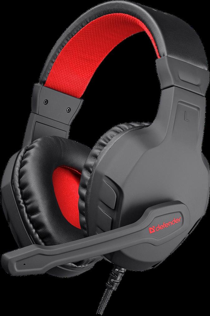 Наушники Defender Gaming Cujo Black/Red (64505)