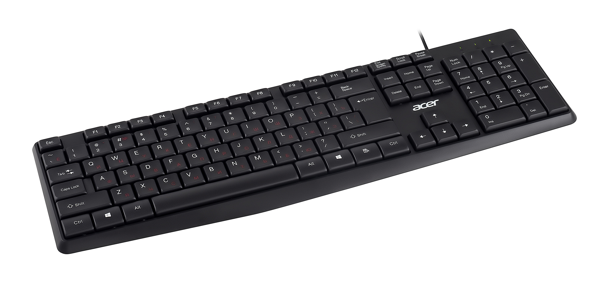 Клавиатура Acer OKW121 черный (ZL.KBDEE.00B)