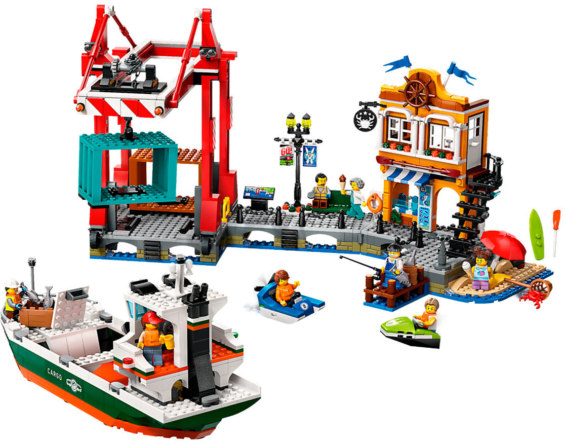 Конструктор Lego City Морской порт с грузовым судном (60422)