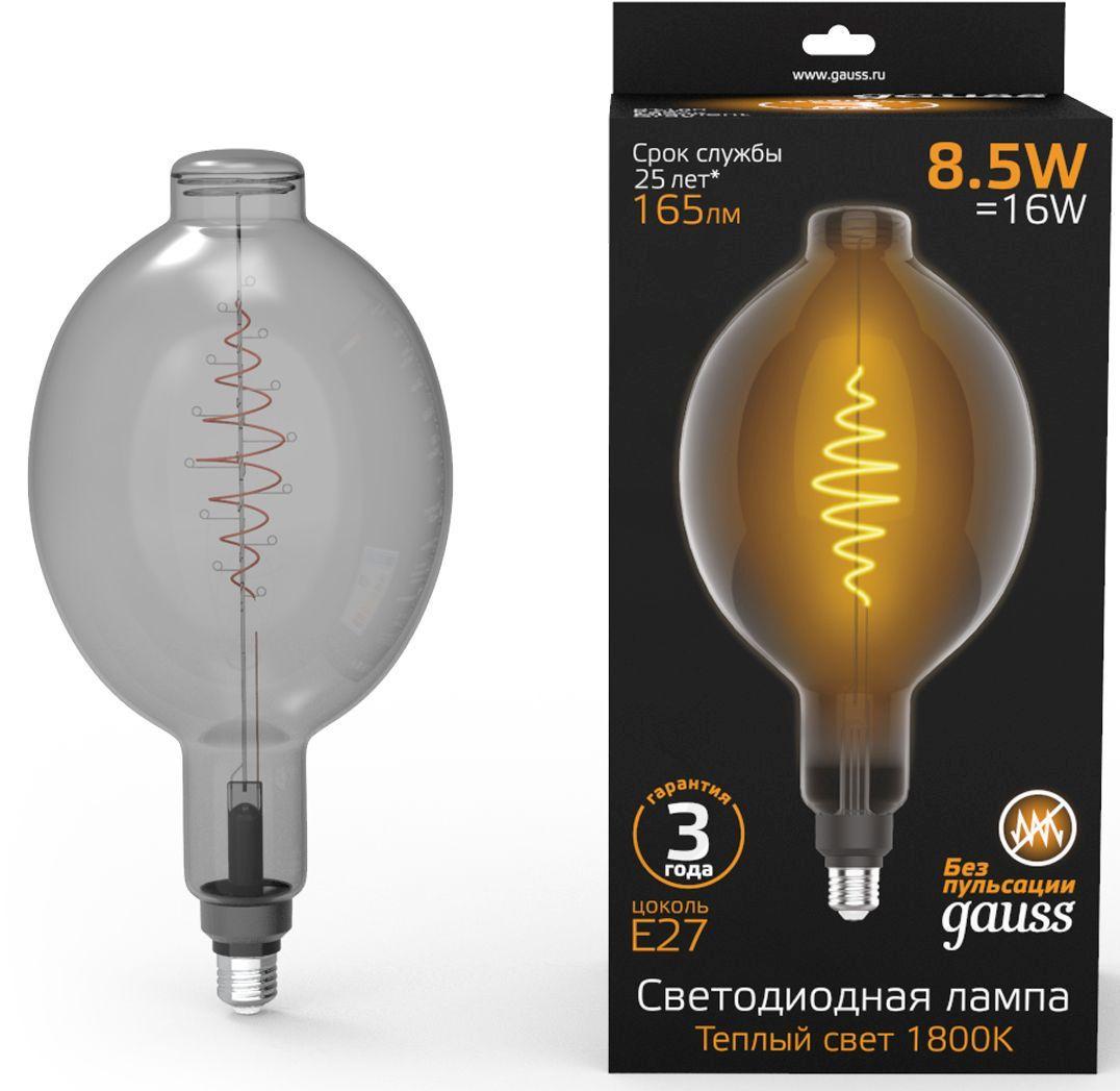 Светодиодная лампа Gauss Filament Vintage 8.5Вт E27 220B 1800K (152802005)