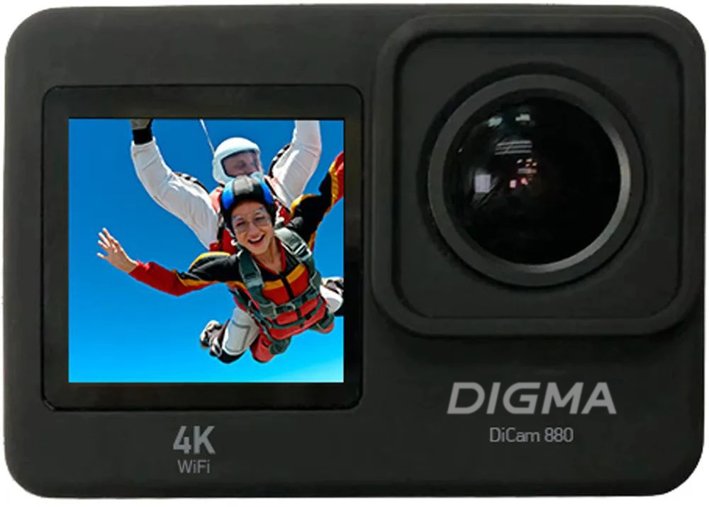 Экшн-камера Digma DiCam 880 черный (DC880)