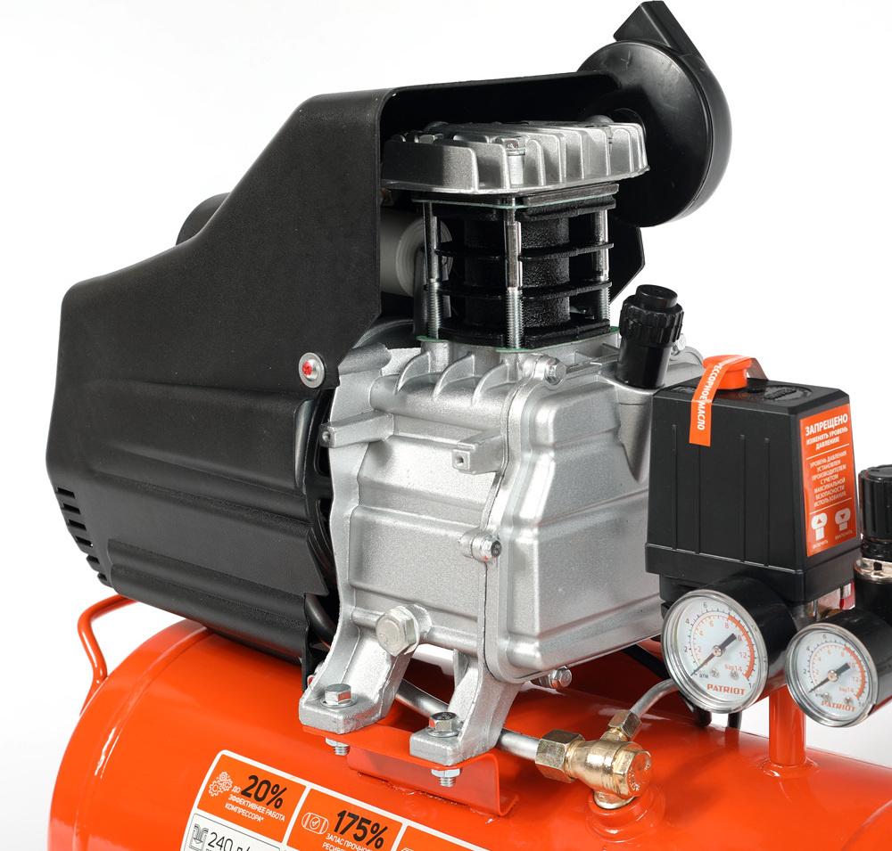 Компрессор Patriot Optima Euro 24-240K2 оранжевый/черный (525302118)