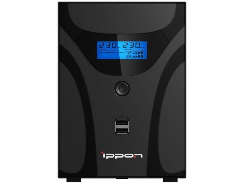 Источник бесперебойного питания Ippon Smart Power Pro II Euro 1600 960Вт 1600ВА черный (1029742)