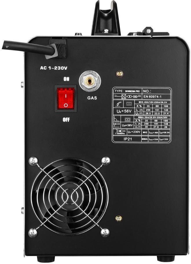 Сварочный инвертор Deko DKWM250A PRO (051-4687)