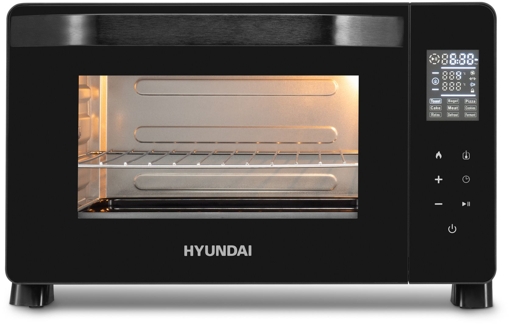 Мини-печь Hyundai MIO-HY088 черный
