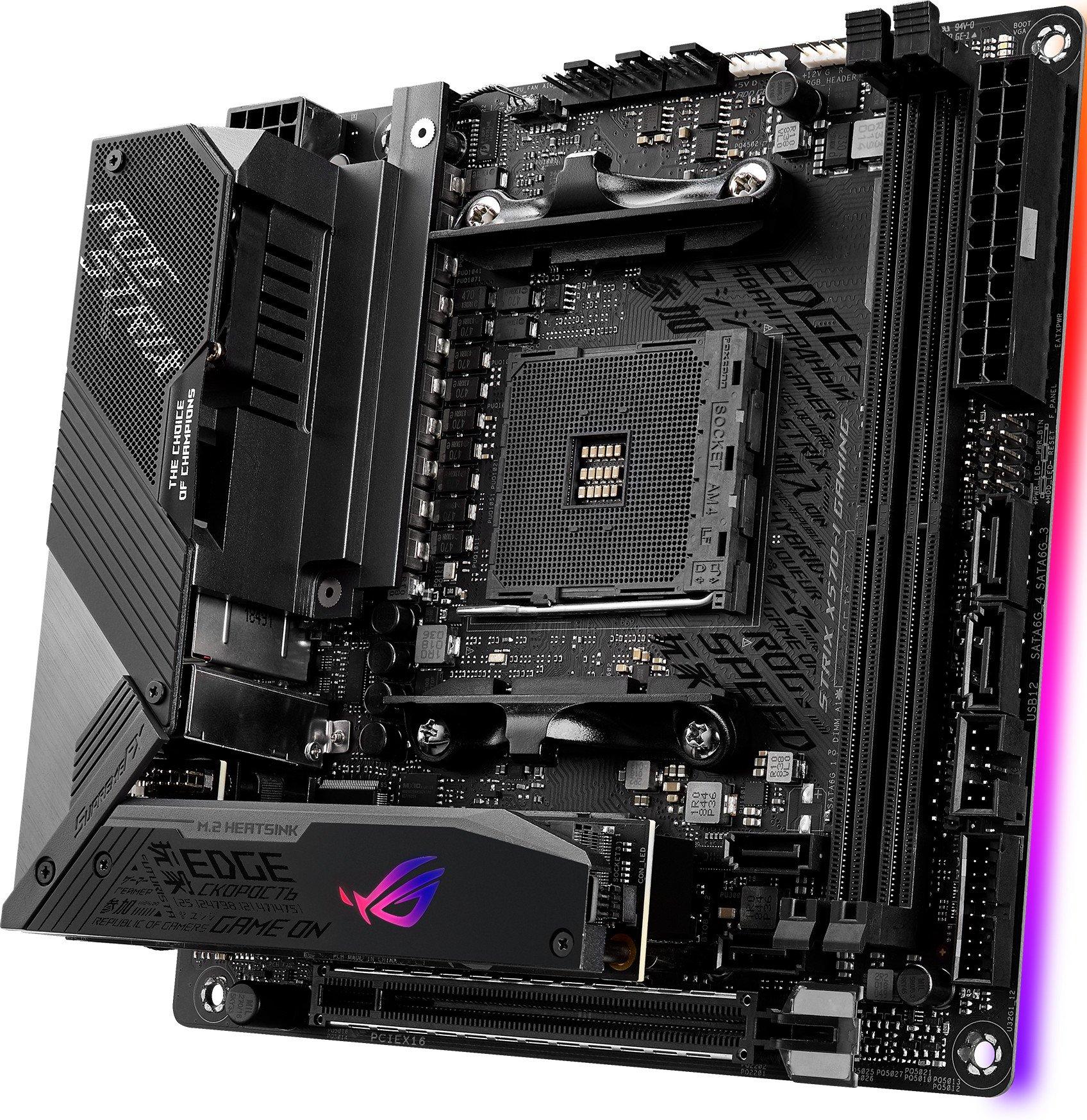 Материнская плата ASUS Rog Strix X570-I Gaming DDR4