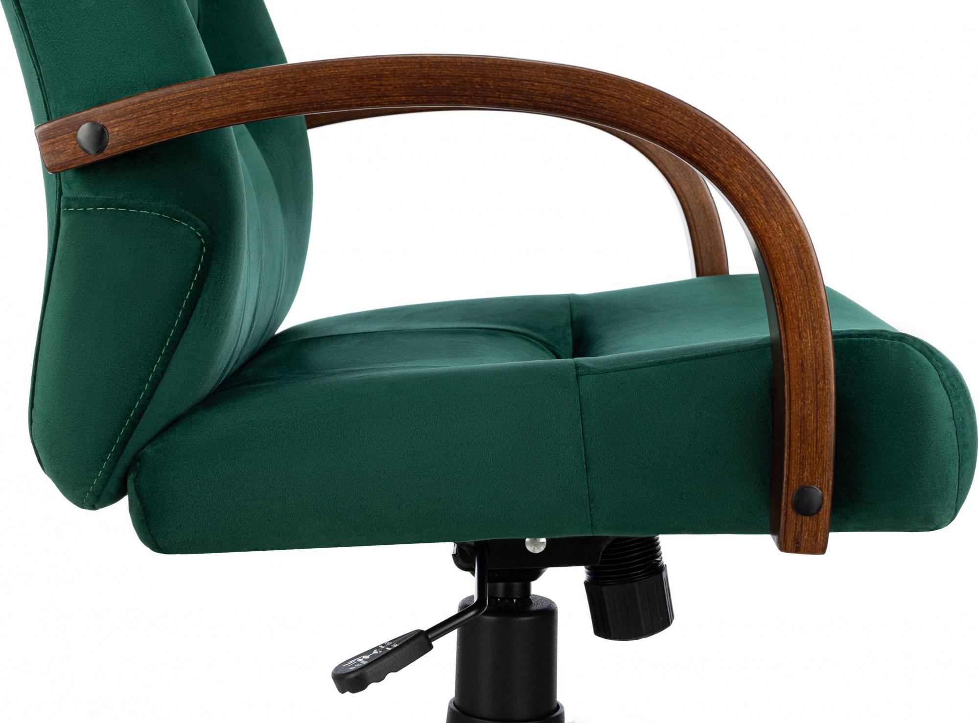 Офисное кресло Бюрократ T-9928WALNUT Fabric Italia зеленый (T-9928WALNUT/FABR/GN)