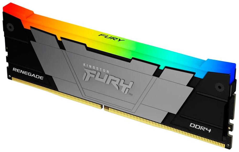 Оперативная память Kingston Fury Renegade RGB Gaming RTL DDR4 4x32GB (KF436C18RB2AK4/128)