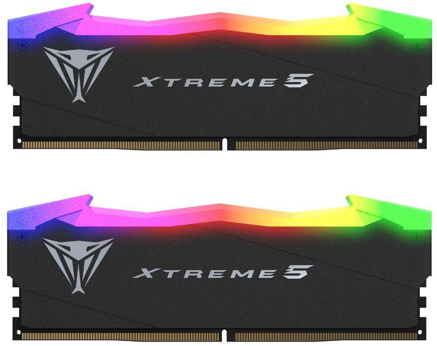Оперативная память Patriot Viper Xtreme 5 RGB 2X16GB DDR5 8000MHz (PVXR532G80C38K)
