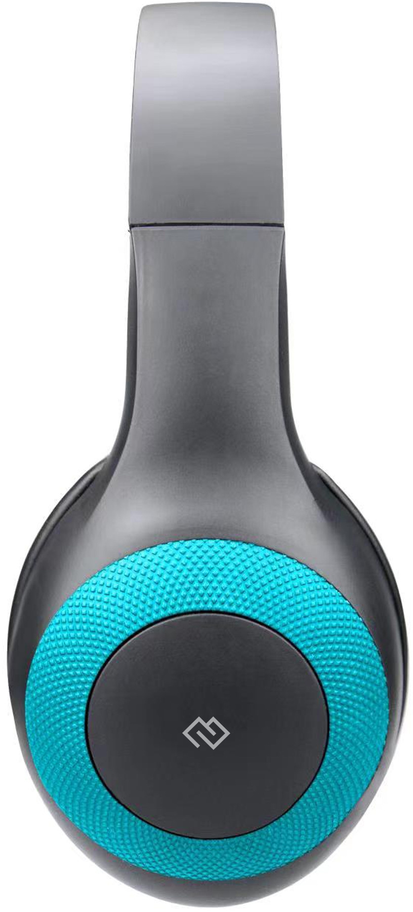 Наушники Digma BT-15BLB черный/голубой