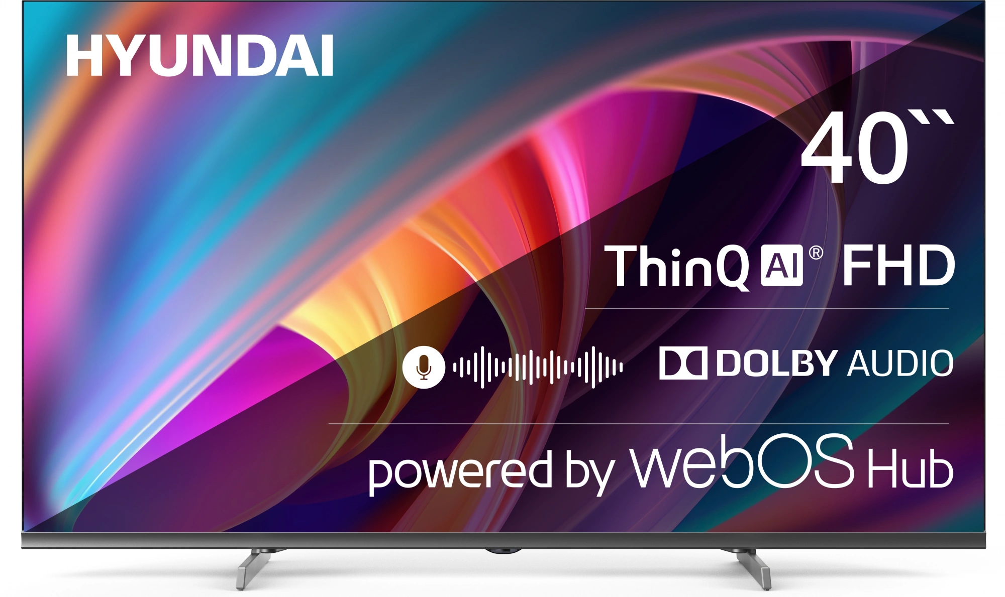Телевизор Hyundai 40 H-LED40BS5100 черный/серый