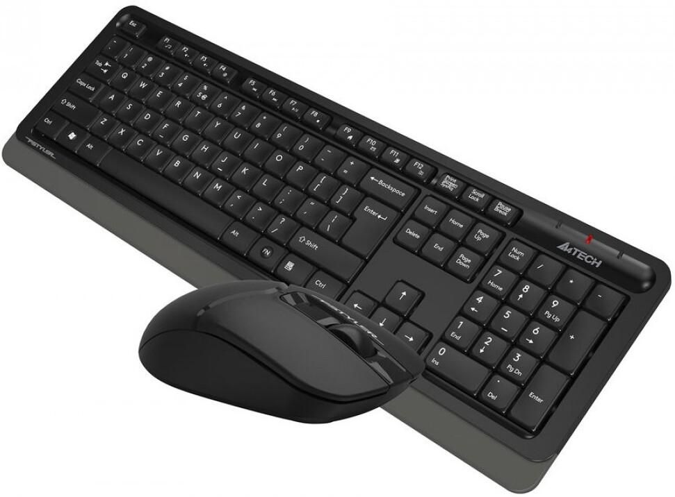 Набор периферии A4Tech Fstyler FG1012 черный/серый