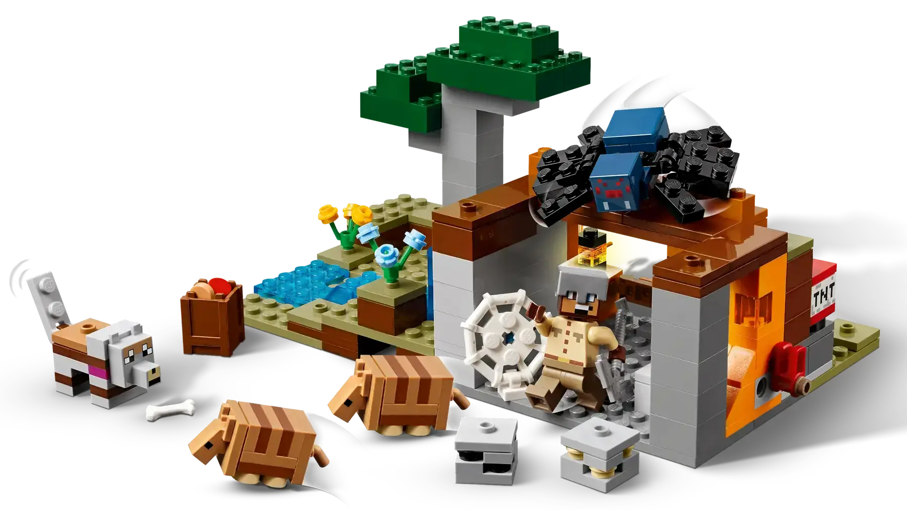 Конструктор Lego Minecraft Экспедиция на рудник Броненосец (21269)